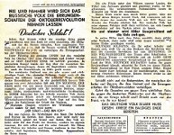 Russisches Flugblatt erster Weltkrieg